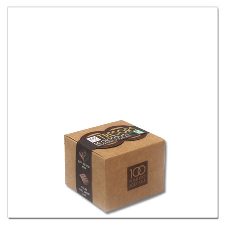 Boîte de chocolats bio du commerce équitable - Les Trésors 120g