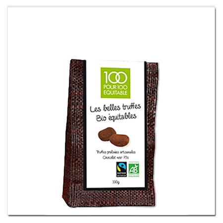 Truffes au chocolat bio issu du commerce équitable - 100g
